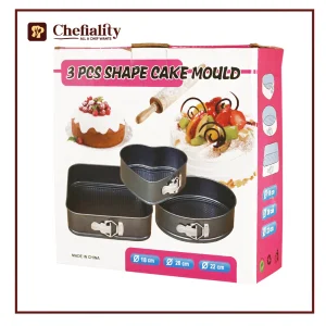 Cake Mold Non Stick 3 Pc's Set