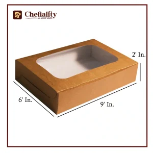 Brownie Box 9x6x2