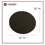 Cake Base 16x16 Black Round
