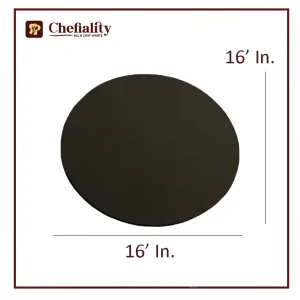 Cake Base 16x16 Black Round