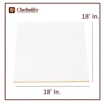 Cake Base 18x18 White Square