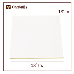 Cake Base 18x18 White Square