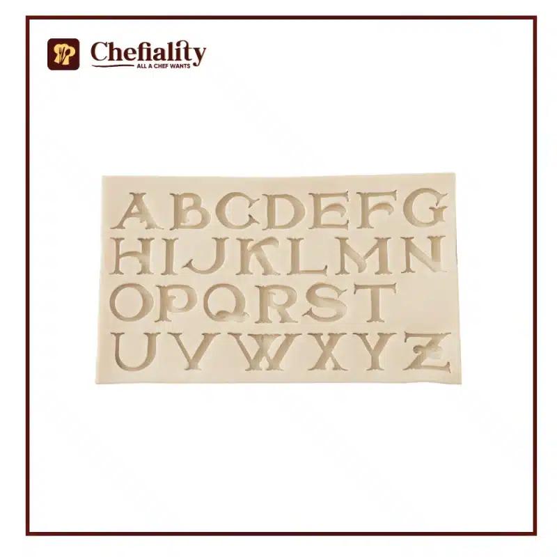 Silicone Capital Alphabet Mold