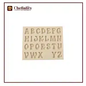 Silicone Alphabet Mold Medium