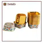 Paper Liner Square Golden 50 Pc's