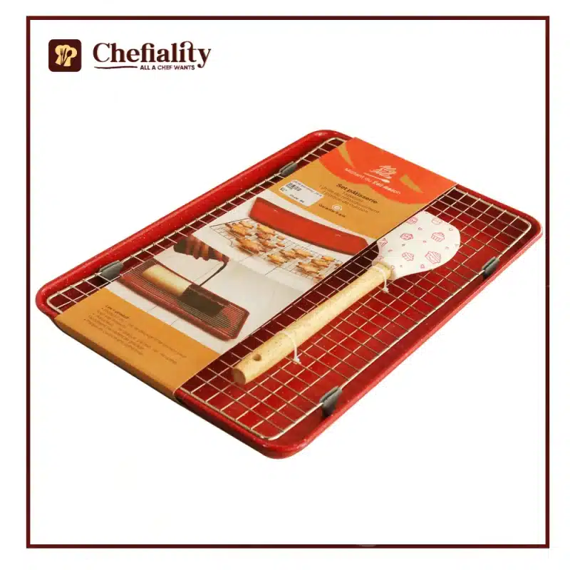Cooling Rack + Spatula 3 Pc's Set