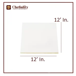 Cake Base 12x12 White Square