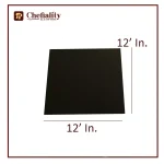 Cake Base 12x12 Black Square