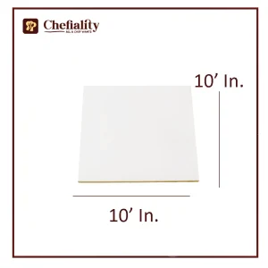 Cake Base 10x10 White Square