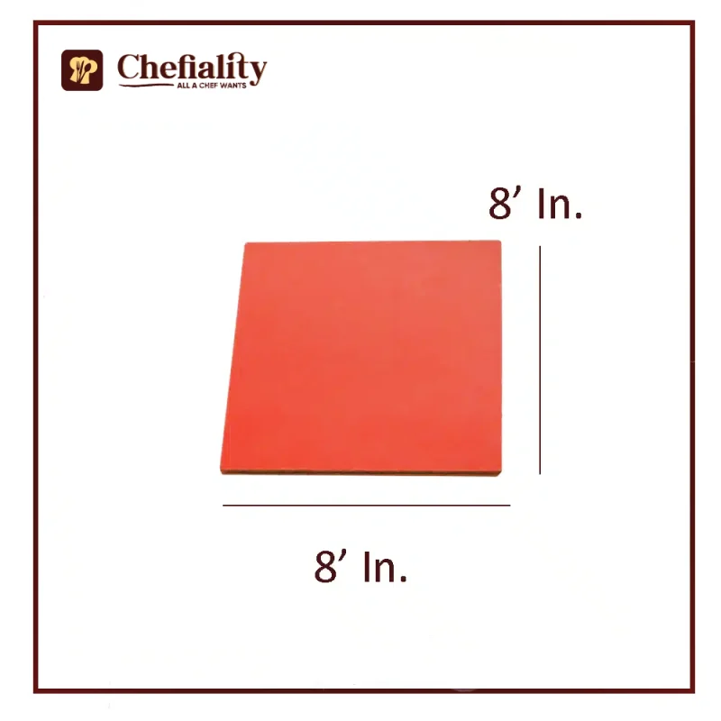 Cake Base 8x8 Red Square