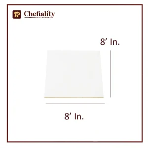 Cake Base 8x8 White Square