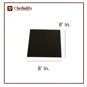 Cake Base 8x8 Black Square
