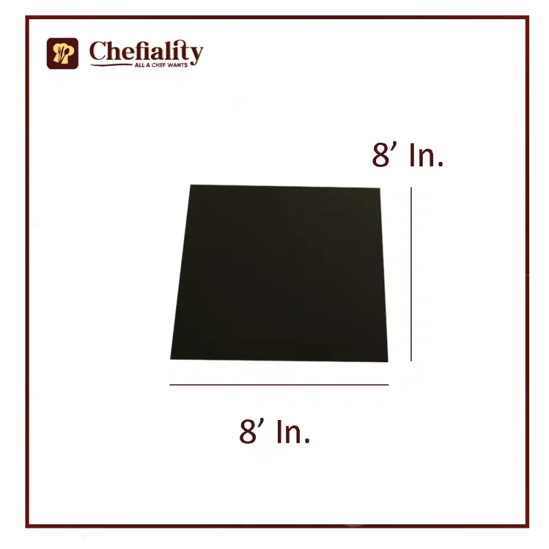 Cake Base 8x8 Black Square