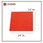 Cake Base 14x14 Red Square