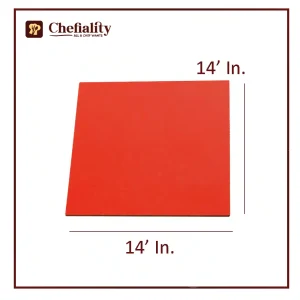 Cake Base 14x14 Red Square
