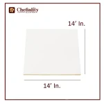 Cake Base 14x14 White Square