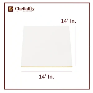 Cake Base 14x14 White Square