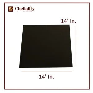 Cake Base 14x14 Black Square
