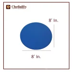 Cake Base 8x8 Blue Round