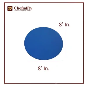 Cake Base 8x8 Blue Round
