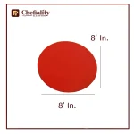 Cake Base 8x8 Red Round