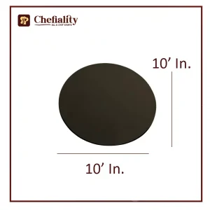 Cake Base 10x10 Black Round