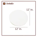 Cake Base 12x12 White Round