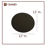 Cake Base 12x12 Black Round
