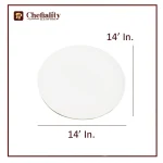 Cake Base 14x14 White Round