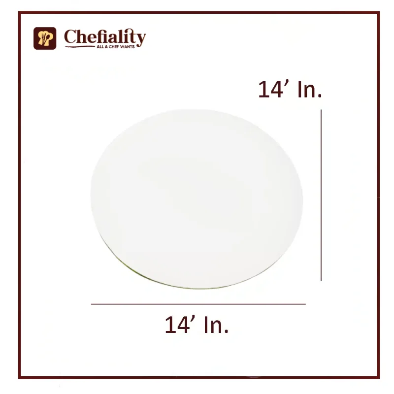 Cake Base 14x14 White Round