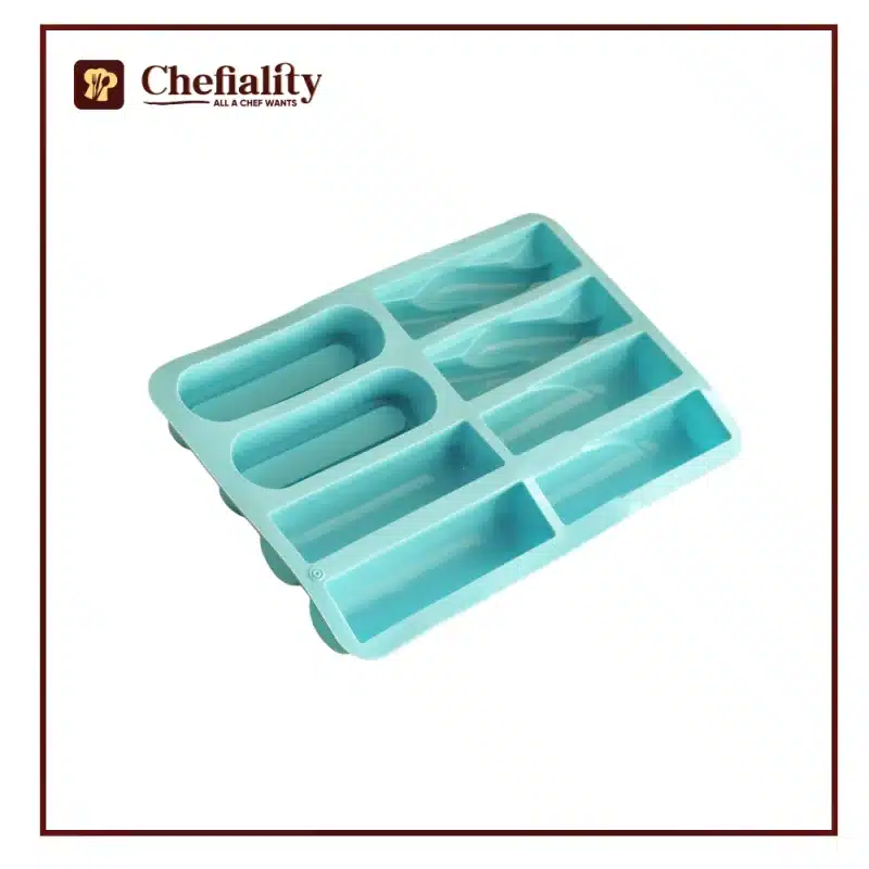 Silicone 8 Cavity Oval Choc Mold