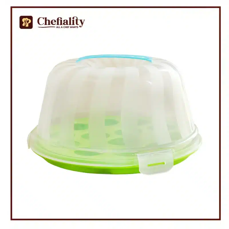 Plastic Cup Cake Box Round