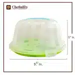 Plastic Cup Cake Box Round