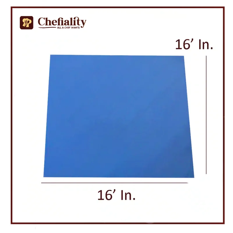 Cake Base 16x16 Blue Square