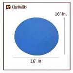 Cake Base 16x16 Blue Round