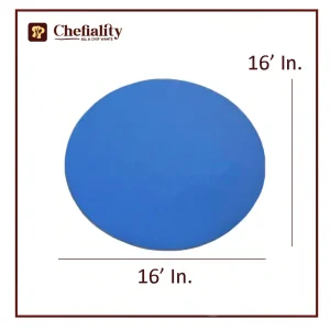 Cake Base 16x16 Blue Round