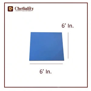 Cake Base 6x6 Blue Square