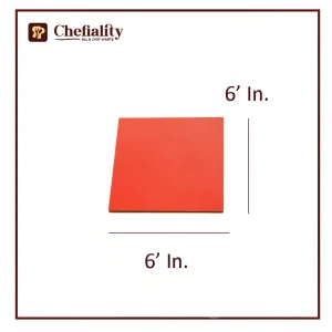 Cake Base 6x6 Red Square