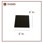 Cake Base 6x6 Black Square