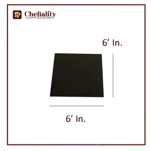 Cake Base 6x6 Black Square