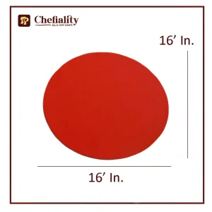 Cake Base 16x16 Red Round