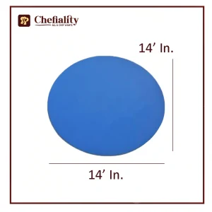 Cake Base 14x14 Blue Round