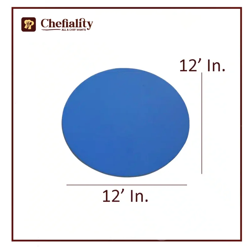 Cake Base 12x12 Blue Round