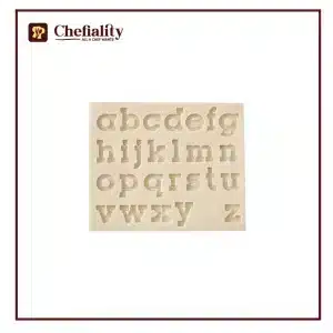 Silicone Alphabet Mold Small