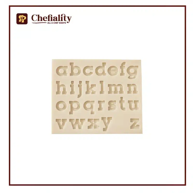 Silicone Alphabet Mold Small