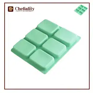 Silicone Soap Mold Rectangular 6 Cavity