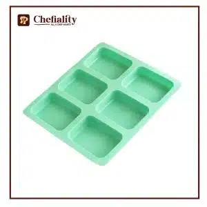 Silicone Soap Mold Rectangular 6 Cavity