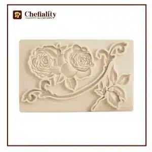 Silicone Rose & Leave Mold