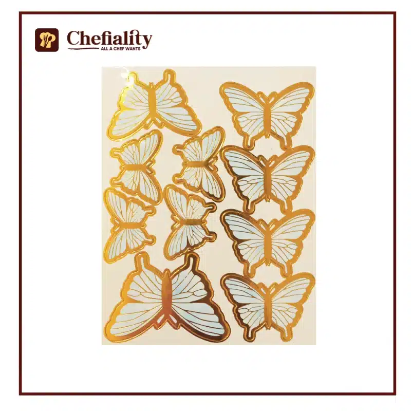 Butter Fly Color Card 10 Pc's