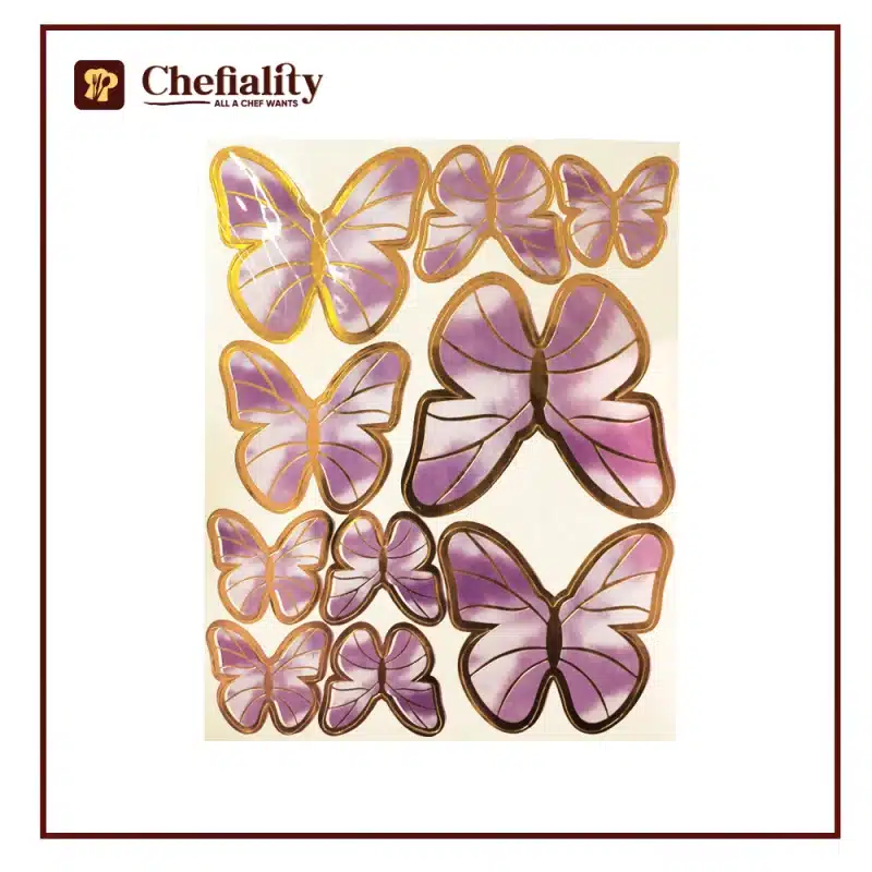Butter Fly Color Card 10 Pc's